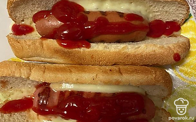 Добавьте кетчуп.