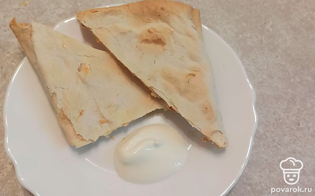Лаваш с начинкой в духовке — Рецепт с фото