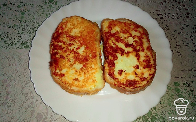 Вкусные и сытные творожные гренки — Рецепт с фото