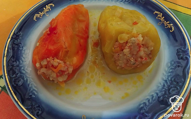 Болгарский перец, фаршированный мясом — Рецепт с фото
