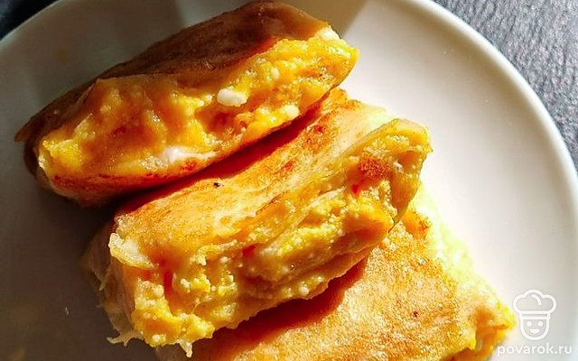 Лавашные рулетики с рикоттой — Рецепт с фото