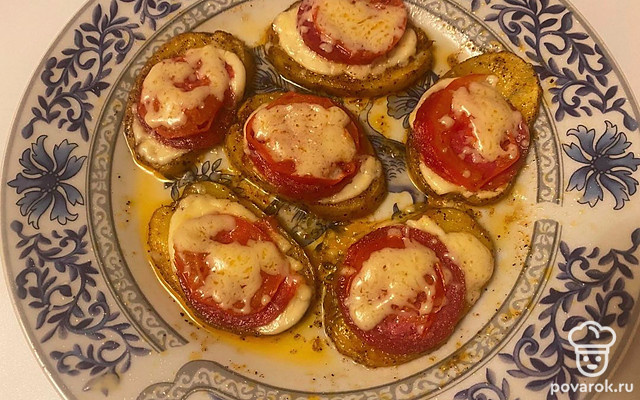 Закуска «Картофельные пирамидки» — Рецепт с фото