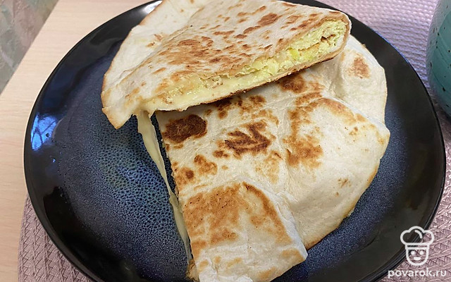 Кабачок в лаваше — Рецепт с фото