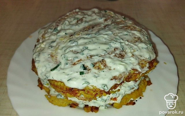 Кабачковый закусочный торт — Рецепт с фото