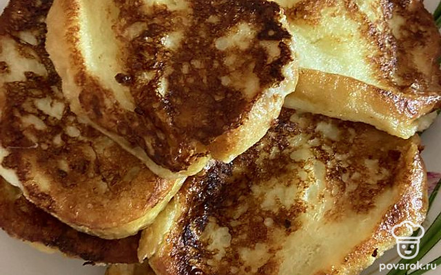 Сладкие гренки к чаю — Рецепт с фото