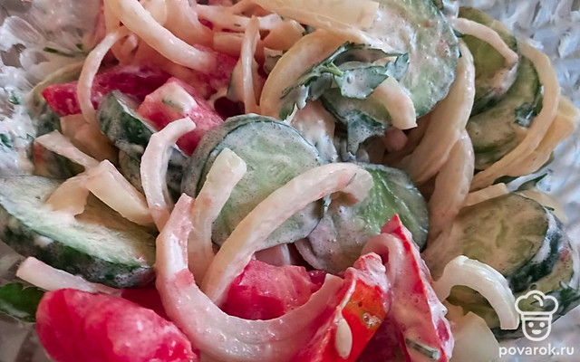 Маринованные овощи с петрушкой в майонезе — Рецепт с фото