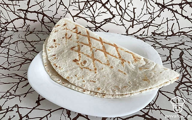 Закуска в лепешке за 5 минут — Рецепт с фото