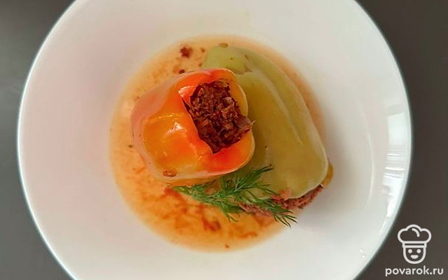 Фаршированные перчики на обед или ужин — Рецепт с фото