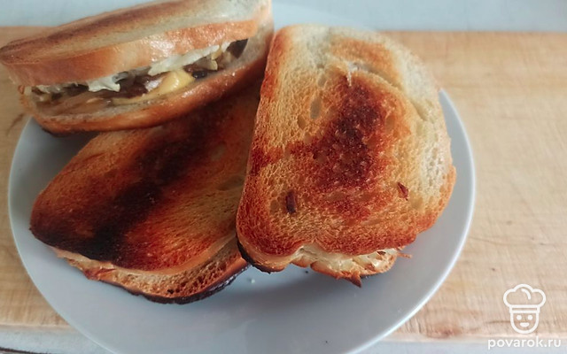 Закуска с картофелем и грибами в кармашке — Рецепт с фото