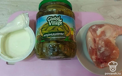 Подготовьте все ингредиенты.