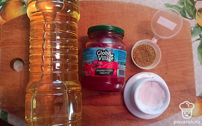 Подготовим все ингредиенты.