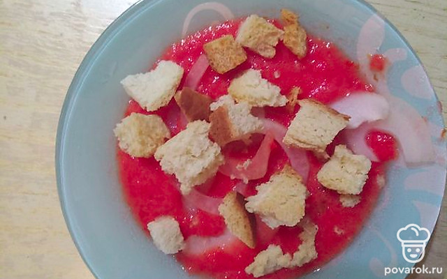 Закуска с сухариками — Рецепт с фото