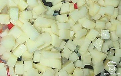 Картофель. И притушить. 