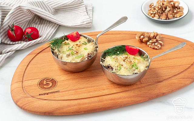 Жюльен из опят — Рецепт с фото