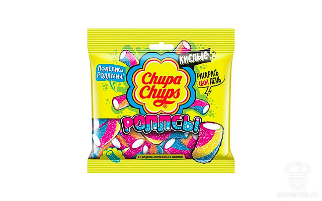 Мармелад Chupa Chups «Роллсы» — Рецепты с ингредиентом