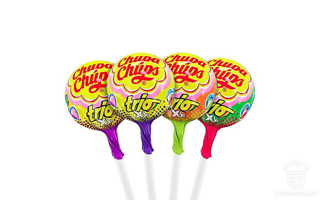 Карамель Chupa Chups XXL Trio — Рецепты с ингредиентом