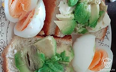 Распределить авокадо. 