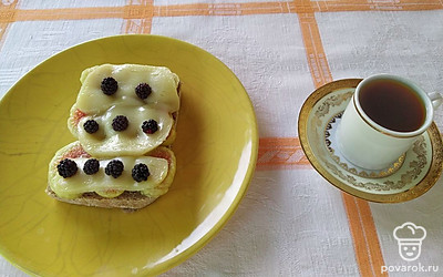 Закуска с козьим сыром и инжиром в сопровождении кофе — Рецепт с фото