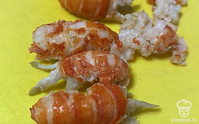 Раков очищаем.