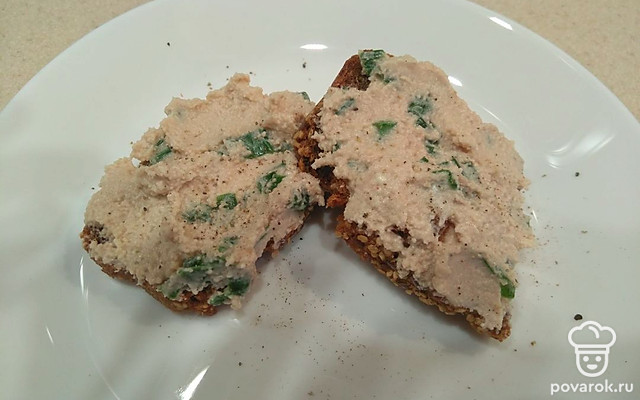 Классический бутерброд с икрой трески и сливочным маслом — Рецепт с фото