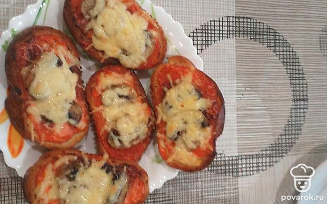 Отличные бутерброды с шампиньонами — Рецепт с фото