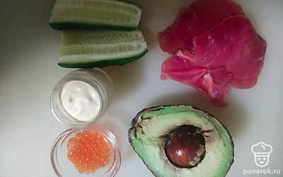 Подготовьте все ингредиенты.