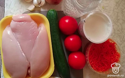 Подготовьте все ингредиенты.