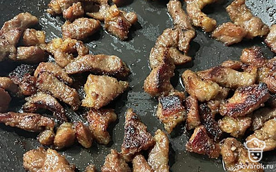 Обжариваем до готовности. 