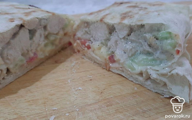 Шаверма по-домашнему — Рецепт с фото