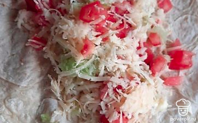 Формируем шаверму.