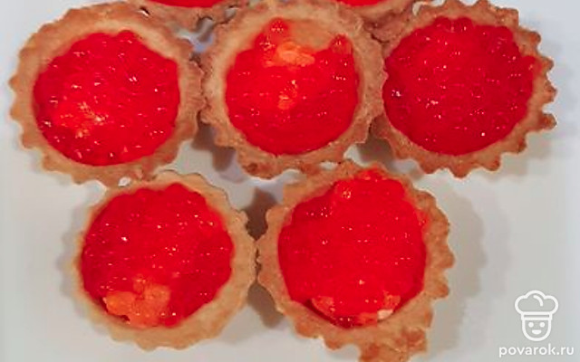 Тарталетки с икрой — Рецепт с фото
