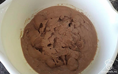 До однородной консистенции. 