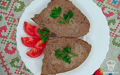 Сытный паштет из куриной печени и красной фасоли — Рецепт с фото