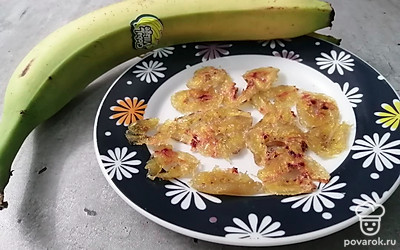 Банановые чипсы готовы. 