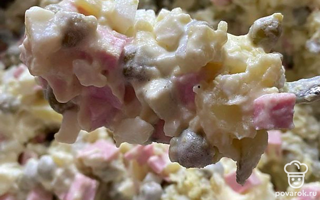 Оливье на праздничный стол — Рецепт с фото