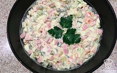 Можно украсить петрушкой. Вот такая вкуснятина получается. Приятного аппетита.