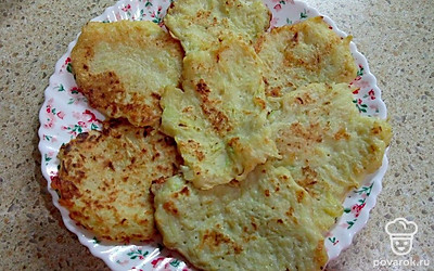 Кабачково-картофельные оладьи с сыром — Рецепт с фото