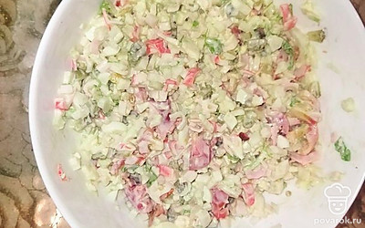 Все ингредиенты перемешайте.