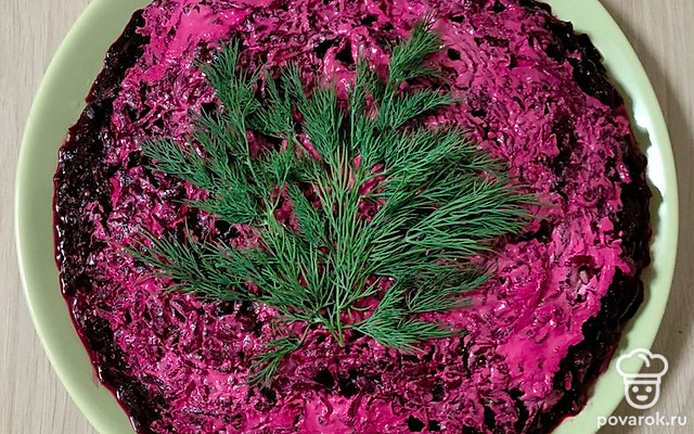 Вкусный салат «Селедка под шубой» — Рецепт с фото