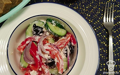 Салат подавать холодным!