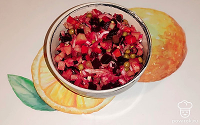 Подать салат можно к мясным и рыбным блюдам.