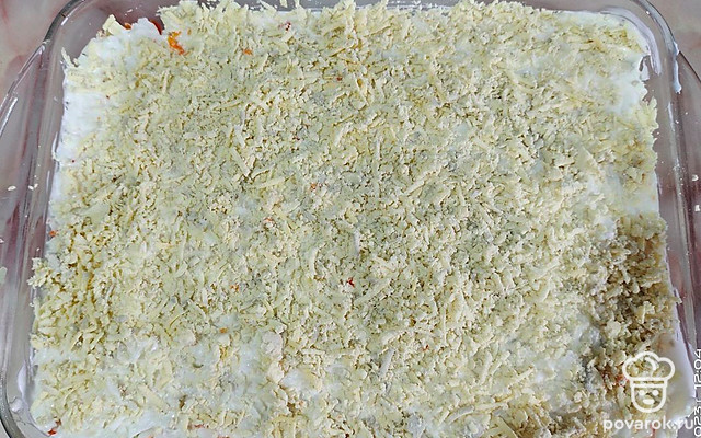 Салат мимоза с маринованным луком — Рецепт с фото