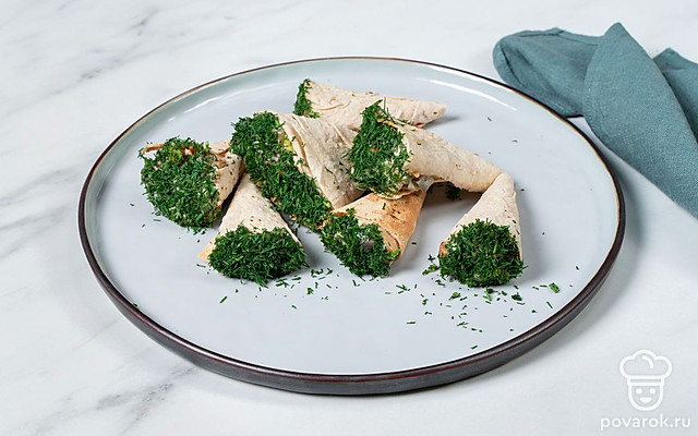 Необычная закуска в лаваше — Рецепт с фото