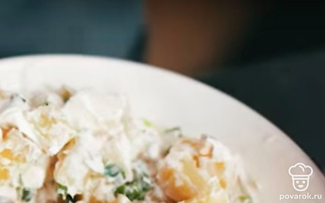 Американский картофельно-яичный салат — Рецепт с фото