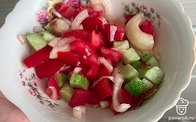 Летний салат с горчицей — Рецепт с фото