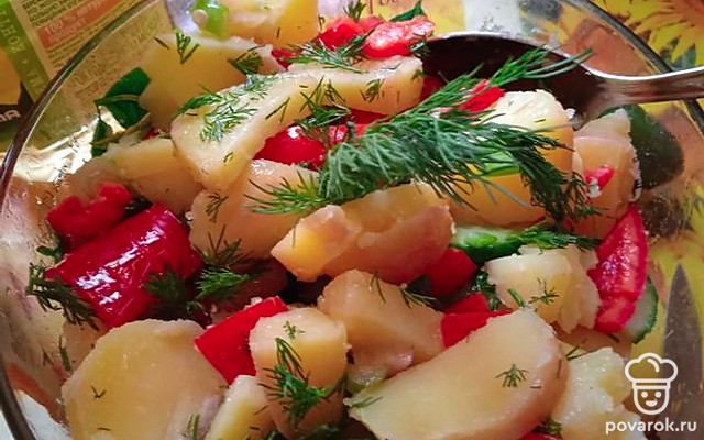 Осенний овощной салат — Рецепт с фото