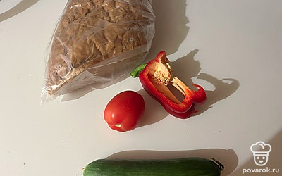 Подготовьте все необходимые ингредиенты. 